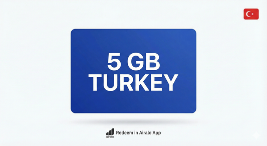 Airalo® Turkey eSIM Voucher - 5 GB (Digital Code)