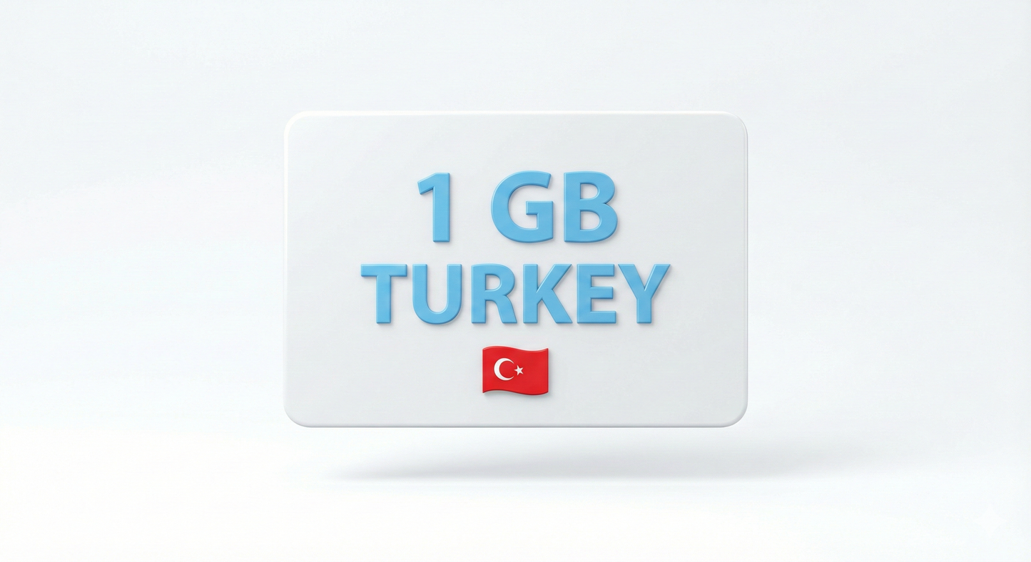 Airalo® Turkey eSIM Voucher - 1 GB (Digital Code)